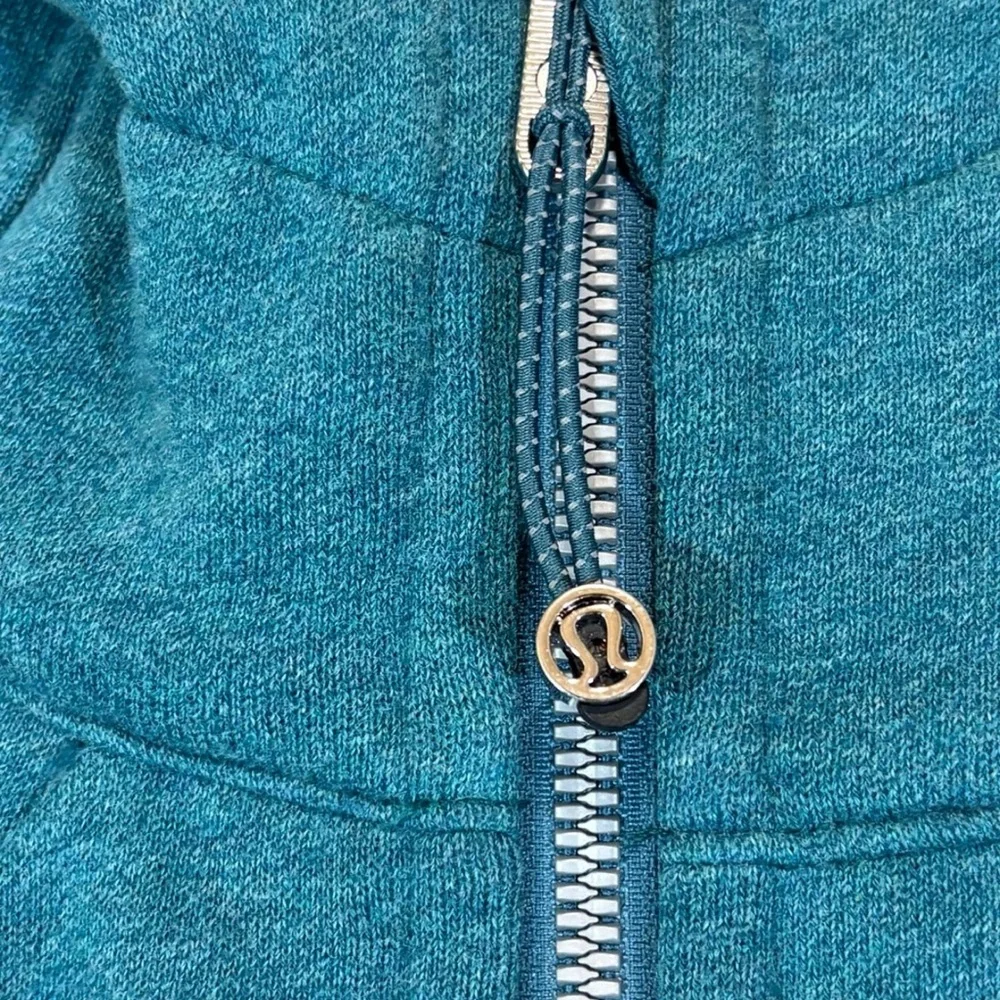 Lululemon Scuba Hoodie Cotton Fleece Heathered Desert Teal Size 4